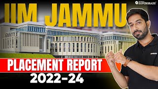 IIM Jammu Placement Report 202224💰💸 MBA Placement in 2024  IIM Placements amp Packages [upl. by Ainotal]