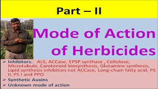 Part II Mode of Action of Herbicides [upl. by Vander268]