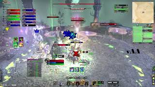 ESO Vet Aetherian Archive HM Trial Last Boss The Mage 91323 Templar Healer [upl. by Nylarak]