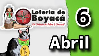 Resultado LOTERIA DE BOYACA Sabado 6 de Abril de 2024 [upl. by Ekim]