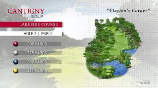 Cantigny Golf Club Lakeside Hole 7 [upl. by Ennovy]