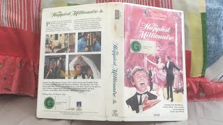 Opening amp Closing To quotThe Happiest Millionairequot SymeWalt Disney Home Video VHS New Zealand 1985 [upl. by Leticia]