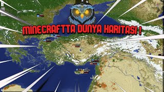 Minecraftta Dünya Haritası  RonemaCraft Towny Sunucusu [upl. by Asiruam]