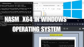 NASMX64 Installation in Windows11 ampamp how to run NASM [upl. by Carena]