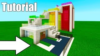 Minecraft Tutorial How To Make A Weird Modern House quotModern House 11quot [upl. by Esila736]