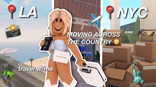 MOVING INTO MY DREAM 1M NYC PENTHOUSE 📦🗽 Roblox Bloxburg Roleplay  wvoice [upl. by Dewees]