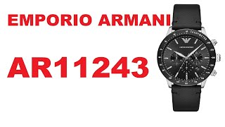 AR11243  Emporio Armani Mens Chronograph Watch [upl. by Dovev]