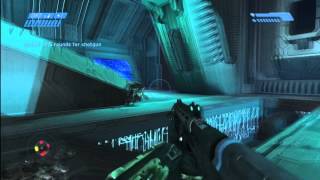 Halo Anniversary Legendary Walkthrough Mission 7  The Library [upl. by Trescha873]