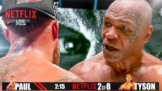 Jake Paul vs Mike Tyson KO🥊Knockdowns FULL FIGHT HIGHLIGHTS  Netflix 2024 Boxing Match Breakdown [upl. by Hepza]