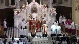 Cardinal Burke Ordains Br Thomas Mary in the Extraordinary Form 81019 [upl. by Rutan156]