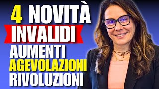 RIVOLUZIONE PENSIONI INVALIDITÀ 2024 NUOVI BENEFICI E AUMENTI PER INVALIDI CIVILI [upl. by Ardnek]