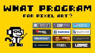 What Program to use for Pixel Art Paid and Free Software [upl. by Dicky]