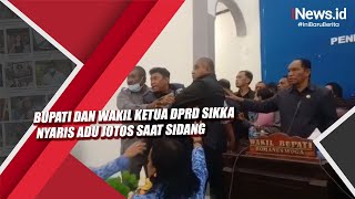 Bupati dan Wakil Ketua DPRD Sikka Nyaris Adu Jotos Saat Sidang [upl. by Alioz]