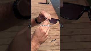 How to Attach Oakley Sunglass Leash oakley howto sunglasses sportrx [upl. by Asiat]