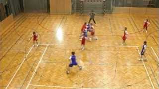 Basic Handball  Set Defence 15 [upl. by Hymie]