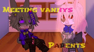 Vanny and glitchtrap meet vannys parents  FnaFgacha club [upl. by Charmain992]