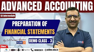 FINANCIAL STATEMENTS  DEMO CLASS3  ADVANCED ACCOUNTING FOR MAY25 amp SEP25 EXAMS AldineHO [upl. by Kampmeier]