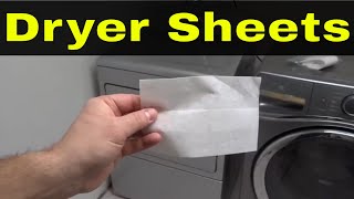 How To Use Dryer SheetsEasy Tutorial [upl. by Laup8]