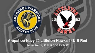 Arapahoe Warriors 14U B Navy  Littleton Hawks 14U B Red [upl. by Allveta]