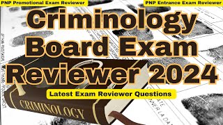 Criminology Board Exam Reviewer Criminology Part 3 [upl. by Lorine524]