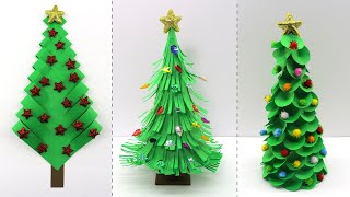 Albero di Natale di Carta 3 Idee con Tutorial [upl. by Nahtnamas]