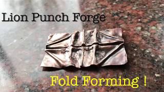 Metalsmith Basics How to Air Chasing and Fold Forming Series  Fold forming [upl. by Akinnej723]