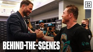 Canelo vs Saunders A BehindTheScenes Look [upl. by Abernon]