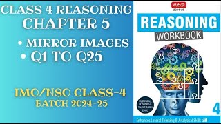 Reasoning Workbook Class4 Chapter5 Mirror Images Q1Q25 for 202425 [upl. by Allemat]