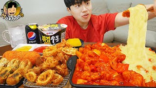 ASMR MUKBANG 직접 만든 김치 탕수육 떡볶이 김말이 만두 먹방 amp 레시피 Fried pork tteokbokki amp Corn Dogs EATING SOUND [upl. by Ecneps387]