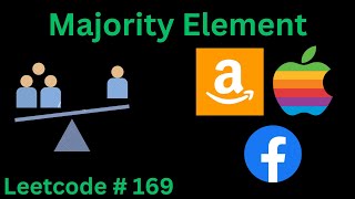 MAJORITY ELEMENT  LEETCODE 169  PYTHON SOLUTION [upl. by Ivie]