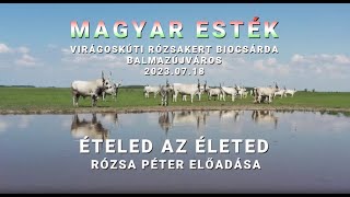 ARCÍHV  Magyar esték 23 – ÉTELED AZ ÉLETED – Rózsa Péter [upl. by Ayad]