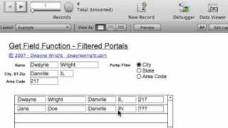 Using FileMaker Get Field In Portal Filtering [upl. by Rraval991]