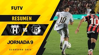 Resumen Alajuelense 01 Herediano  Jornada 9  Clausura 2024 [upl. by Akerue]