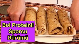 Ton Balıklı Krep  Protein Deposu Sporcu Dürümü [upl. by Elwyn613]