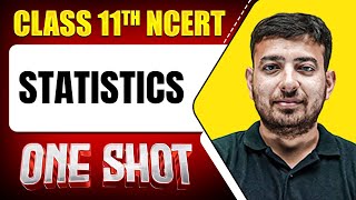 STATISTICS  in 1 Shot  FULL Chapter Coverage ConceptsPYQs  Class 11th MATHS [upl. by Ardath]