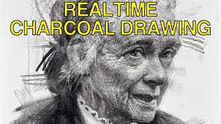 Realtime Charcoal Drawing 120 [upl. by Areikahs]