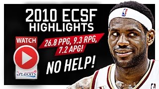 Throwback LeBron James ECSF Offense Highlights VS Celtics 2010 Playoffs  EVERY GAME [upl. by Ydac769]