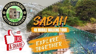 4K Mobile Kiulu Farmstay Walking Tour  SABAH  MALAYSIA [upl. by Anivla]