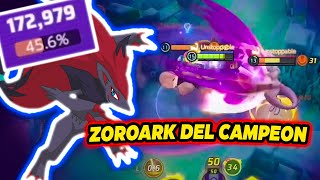 🦊 ZOROARK POKEMON UNITE  ES IMPARABLE  GAMEPLAY Pokémon Unite ✨✨✨ [upl. by Arodaeht]