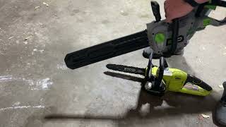 Chainsaw Ego vs RyobiWhich one do you need [upl. by Geller]