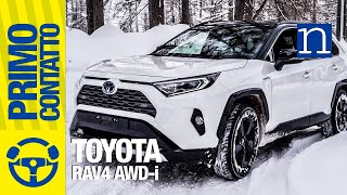 Toyota RAV4 Hybrid AWDi  Dolomiti Test Prova suv ibrido 4x4 25L  100 gkm CO2 [upl. by Maryl]