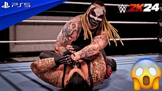 WWE 2K24  quotThe Fiendquot Bray Wyatt vs The Undertaker  Casket Match at WrestleMania 36  PS5™ 4K60 [upl. by Clotilda]