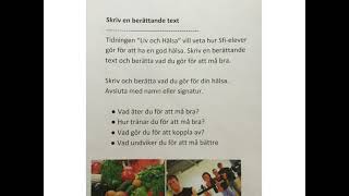 Sed skriver en berättande text Exempel och uppgift [upl. by Aicilla212]