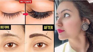 How To Grow THICK EYEBROWS amp LONG EYELASHES Naturally  100 Results in Just 2 Weeks [upl. by Bagger]