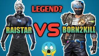 RAISTAR VS BORN2KILL  B2K VS Raistar  Free Fire [upl. by Talie23]