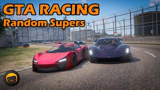 Racing Well For Once In Random Supercars  GTA 5 Serious Racing №48 [upl. by Ybroc]