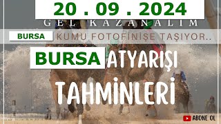 20 eylül 2024 cuma Bursa At Yarışı Tahminleri At Yarışı Yorumlaryoutubetjkcanlı bahiscanlıTV [upl. by Thaddaus]