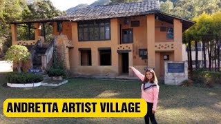 ANDRETTA ARTIST VILLAGEPart1 NORAH RICHARDS HOME  HIMACHAL  TRAVEL WITH PAHADI LADKI [upl. by Barney]