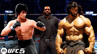 UFC 5  Bruce Lee vs Hercules Fighter EA Sports UFC 5 [upl. by Rotciv]