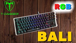 T Dagger Corvette TGK302 Unboxing and Review  Gaming Mechanical Keyboard [upl. by Lechar641]